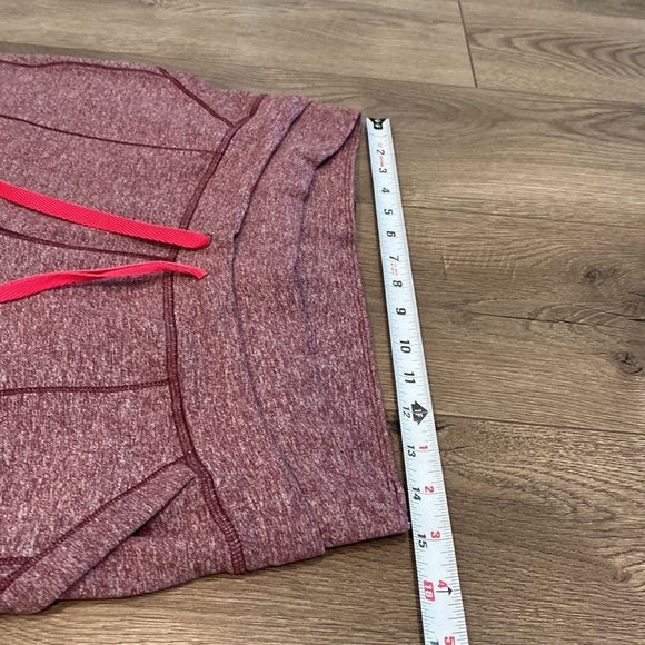 Lululemon Base Runner Jogger Heathered Bordeaux Drama Bon/Bon Sweatpants Size 10 - Picture 10 of 14